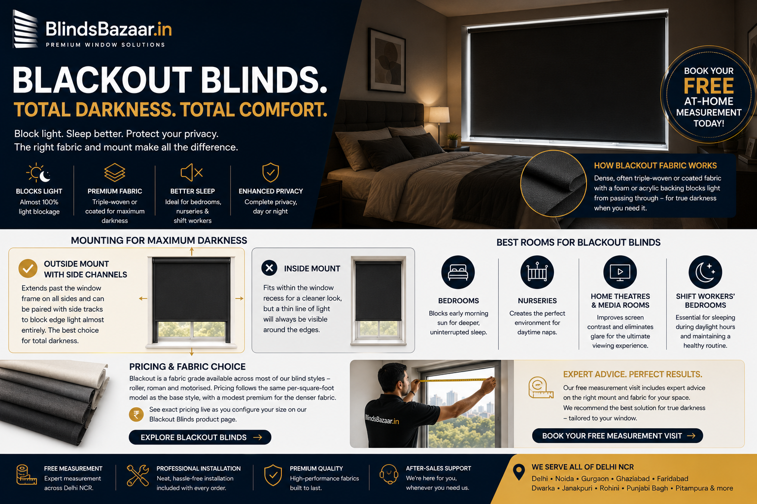 Blackout Blinds: Total Comfort Guide