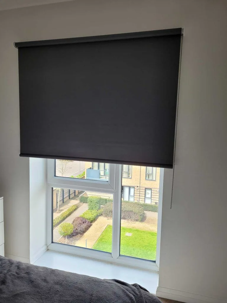 Blackout Blinds fitted on a window