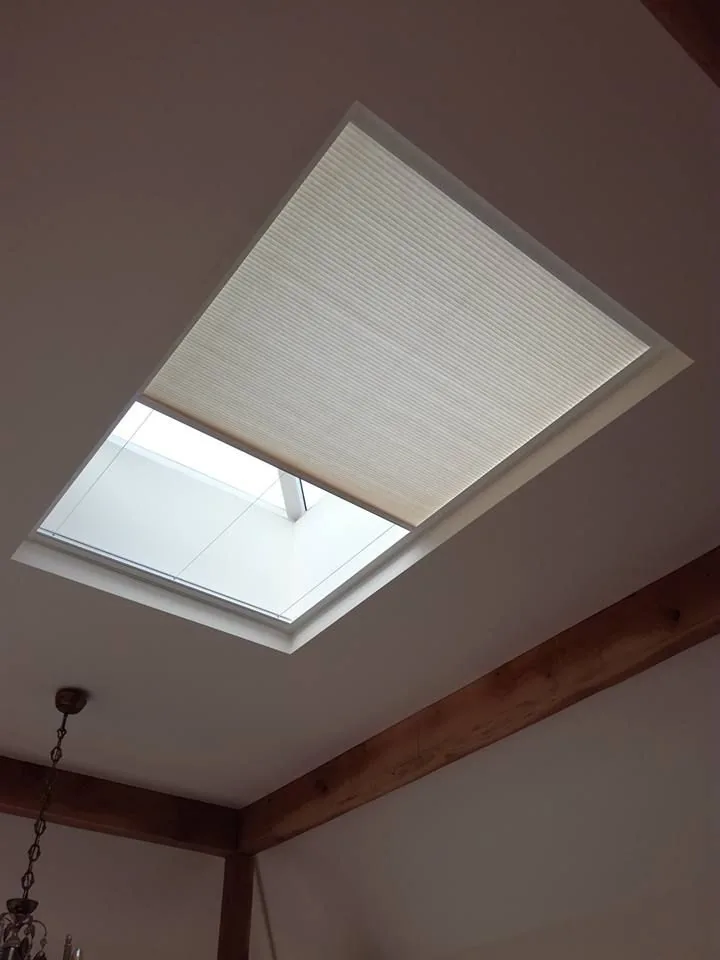 Skylight Blinds fitted on a window