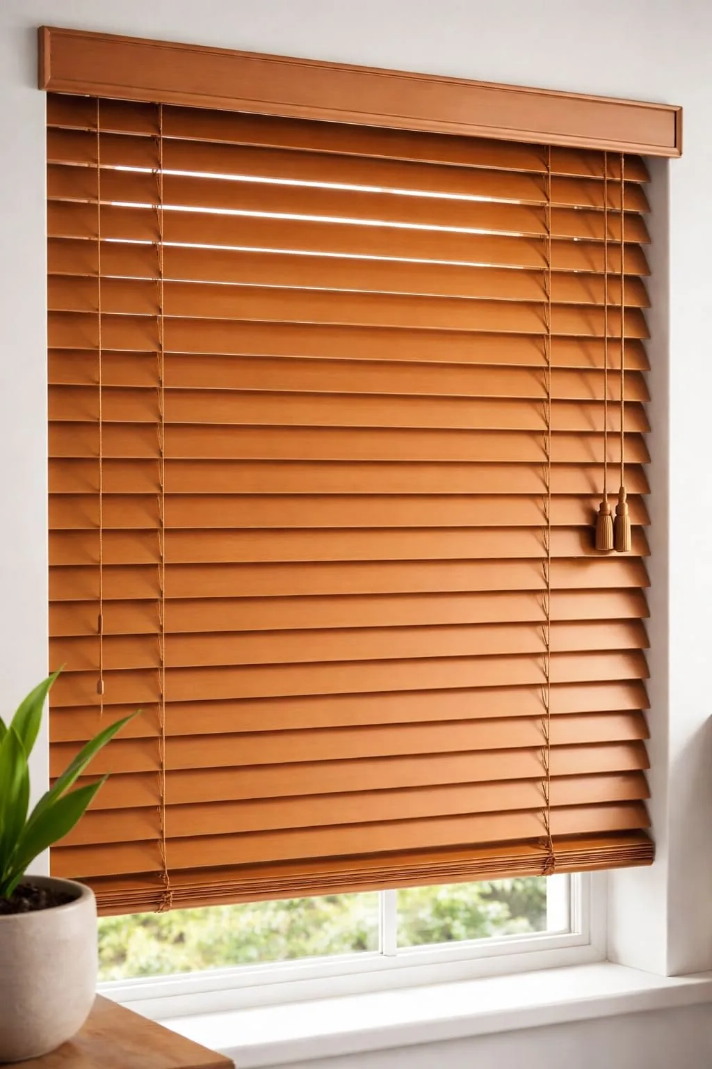 Venetian Blinds fitted on a window